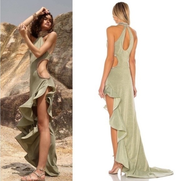 Bronx and Banco Runway X REVOLVE Nefertiti Gown in Menthol - Picture 15 of 17